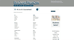 Desktop Screenshot of businesspremium.biz