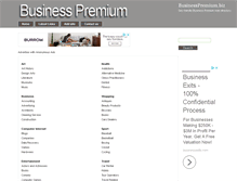 Tablet Screenshot of businesspremium.biz